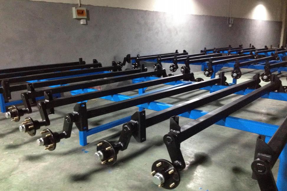 FA5F6 FA4.5F6 Trailer Axle Agricultural Axle with Brake Series for Sale