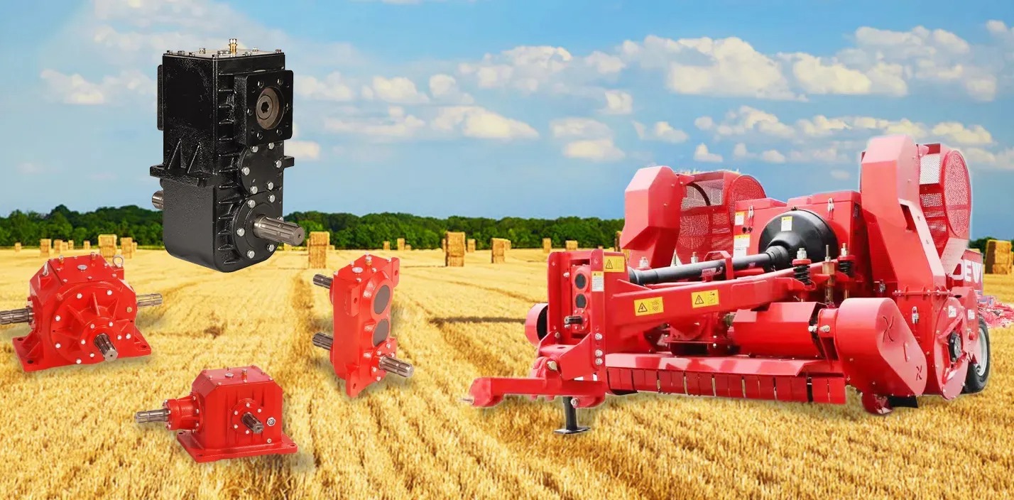 Safe Large Small Round Straw Hay Square Balers Gearbox for Agricultural Machine Square Balers Hay Rakes Round Straw Balers