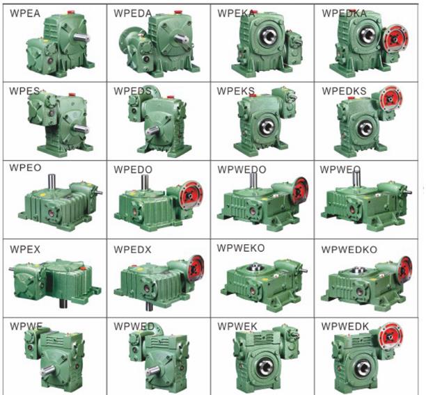 2021 Top Selling Wp Series Cast Iron Worm Gear Reducer/speed Reducer/small Speed Reducer Gearbox