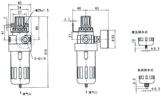 BFR Series BFR2000/3000/4000 Air Source Treatment Unit Oil Lubricator Air Regulator for Compressed Air System