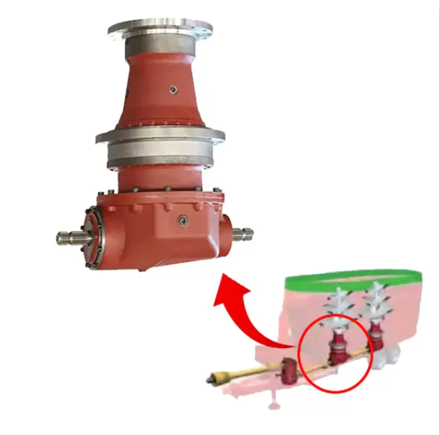 Hydraulic Tracked Vehicle Power Wheel Winch Gear Drive Planetary Gearbox Speed Reducer Replacement of Brevini Bonfiglioli