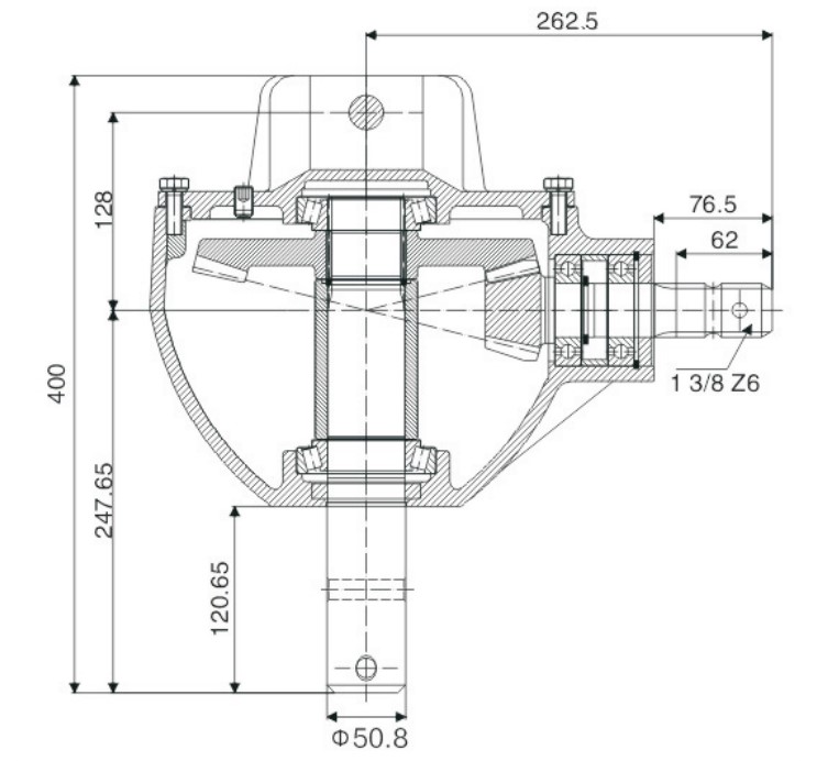 EP-01-084 Durable and High Quality Gearbox Pit Digger for Agricultural