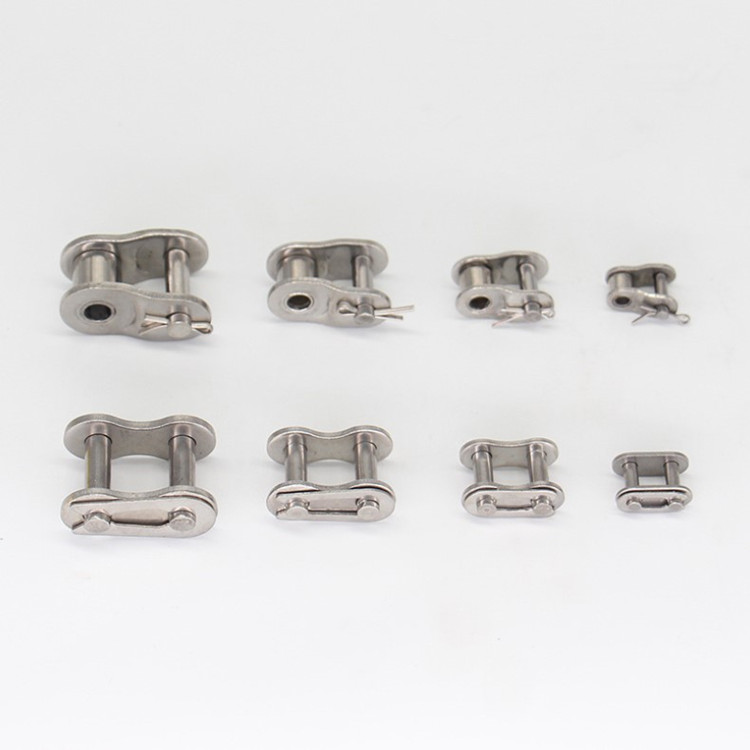 Reliable Quality Stainless Steel 304 Chain Lock 08B-1-CL Full Lock Roller Chain Connecting Link