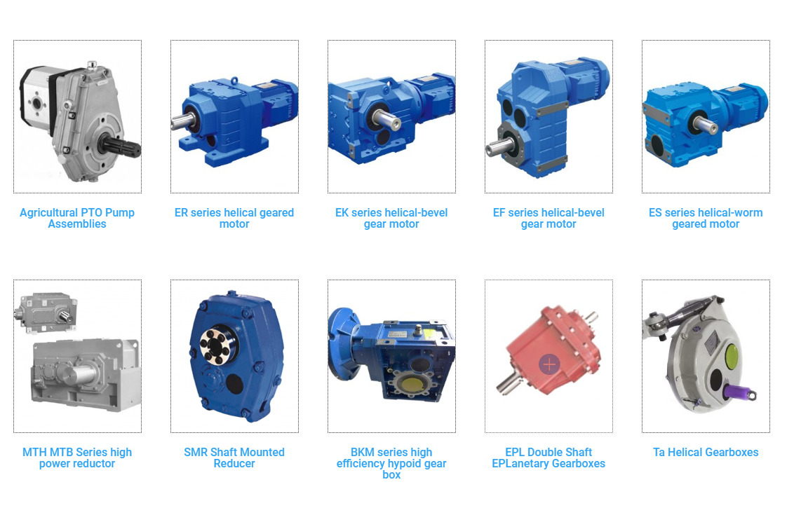 F Series R Series K Series Parallel Shaft Helical Gearbox Geared Motor Speed Reducer