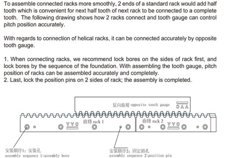 China Manufacturer CNC Stainless Steel Linear Gearrack Rack and Pinion Steering