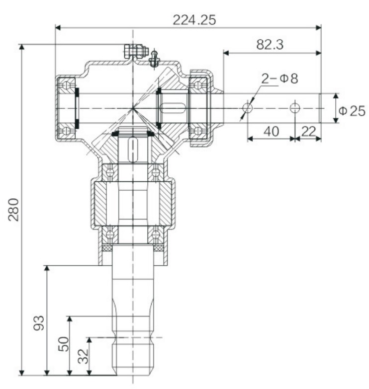 EP-01-229 Durable and High Quality Gearbox Aluminum Box Series for Agricultural