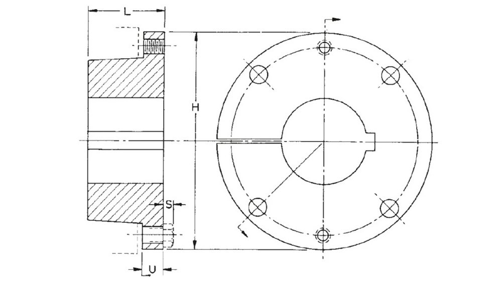 XTB70 Bushings for Conveyor Pulleys