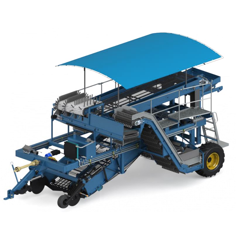 CWB-2L 2 Rows Working Speed 2-5 Km/h Potato Harvester for Carrots, or Onions