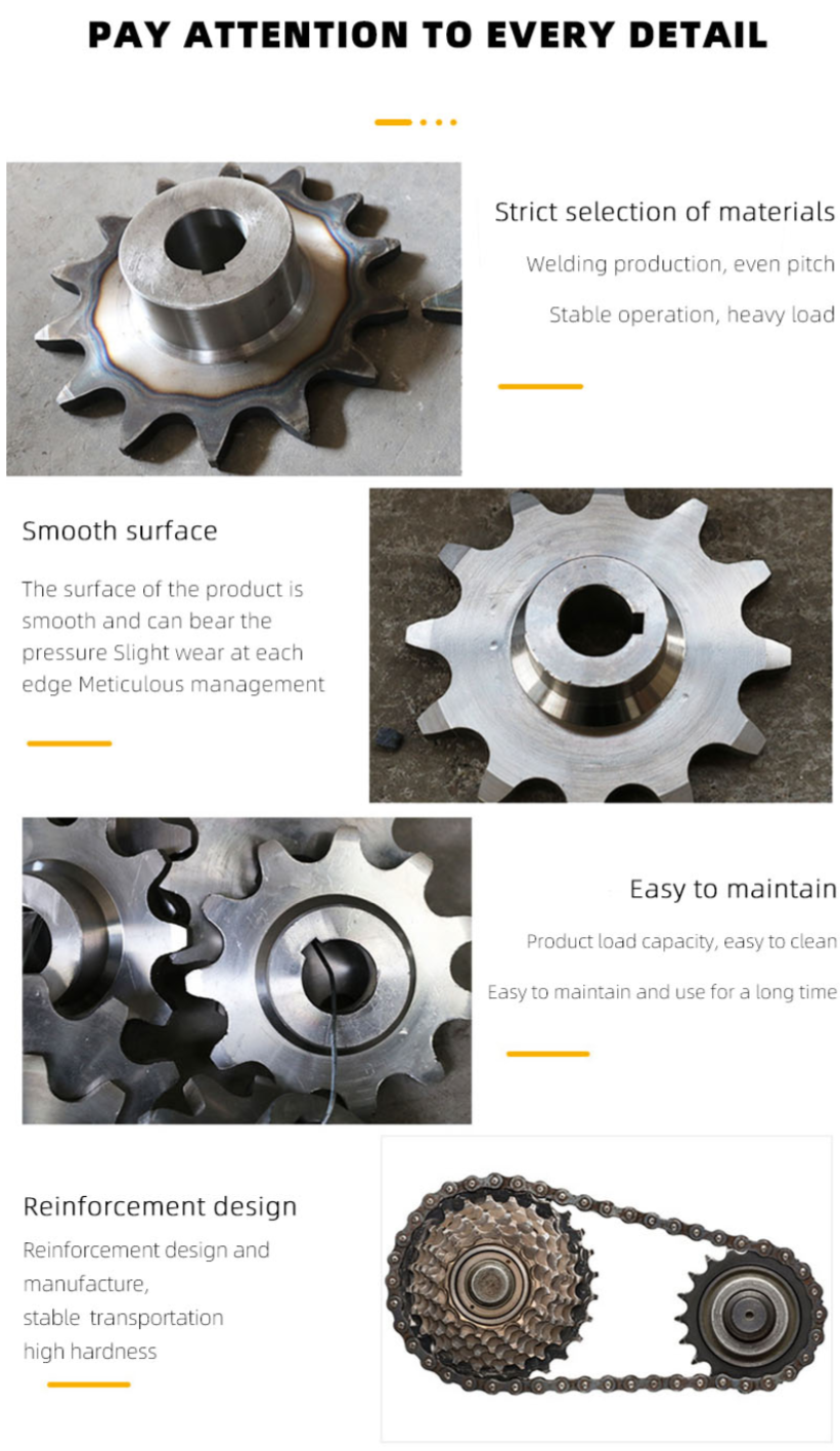 Tension Sprocket Idler Tensioner Drc 3 Points 06b-16 Teeth Idler Sprocket