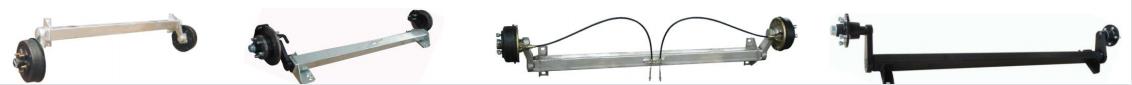 EPT Round Axle Wheelbase 2200 Without Brake Trailer Axle Load 1000kg for Sale