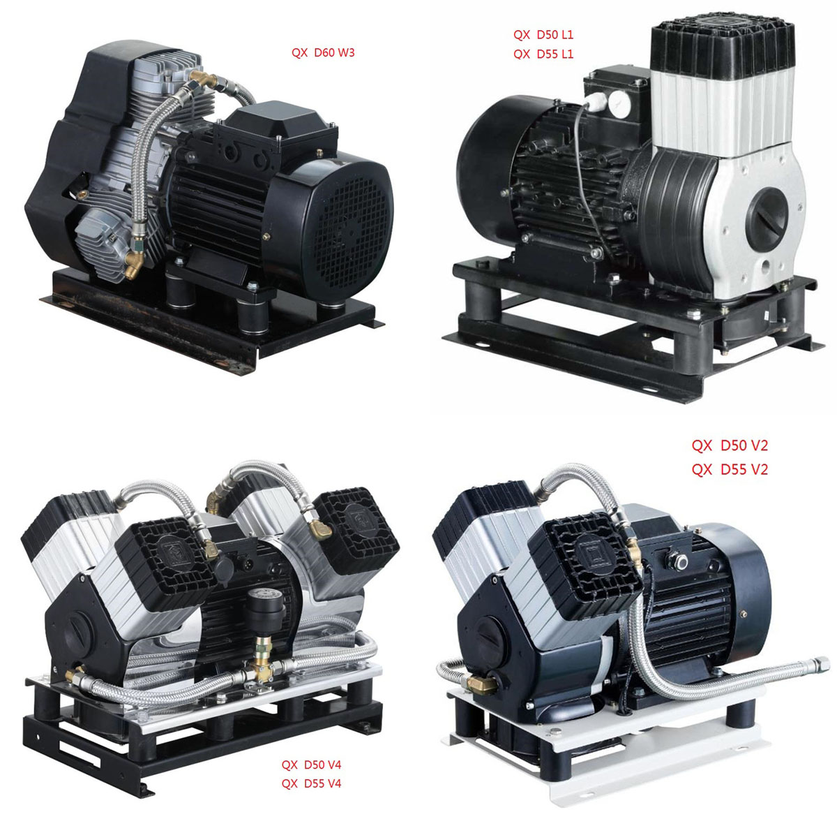 2 Cylinder 750w10l 8bar Oxygen Generator Air Pump Large Displacement Small Silent Piston Air Compressor