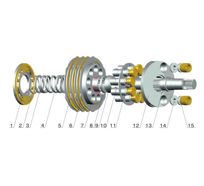 Quality GM05~07VA/GM08~23 /GM30H/GM35VA /GM38VB TRAVEL MOTOR PARTS