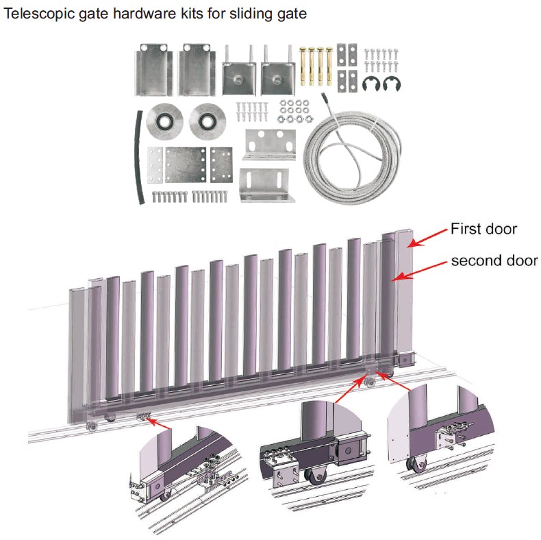 Electric Automatic Sliding Gate Motor Reliable Magnetic Sliding Gate Opener for 1000kg Sliding Gate Operator
