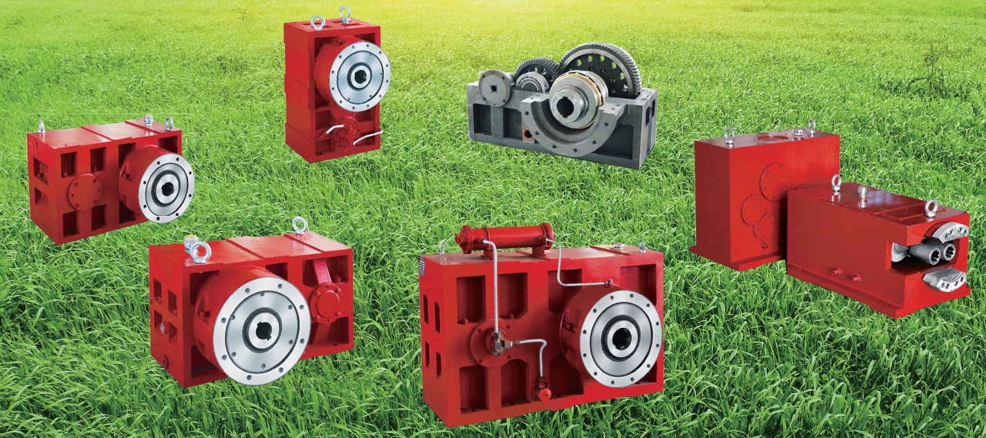 ZLYJ Series Worm Gear Customized Reducer Hard Tooth Surface High-precision Gearbox for Plastic Screw Extruder with Push Stand