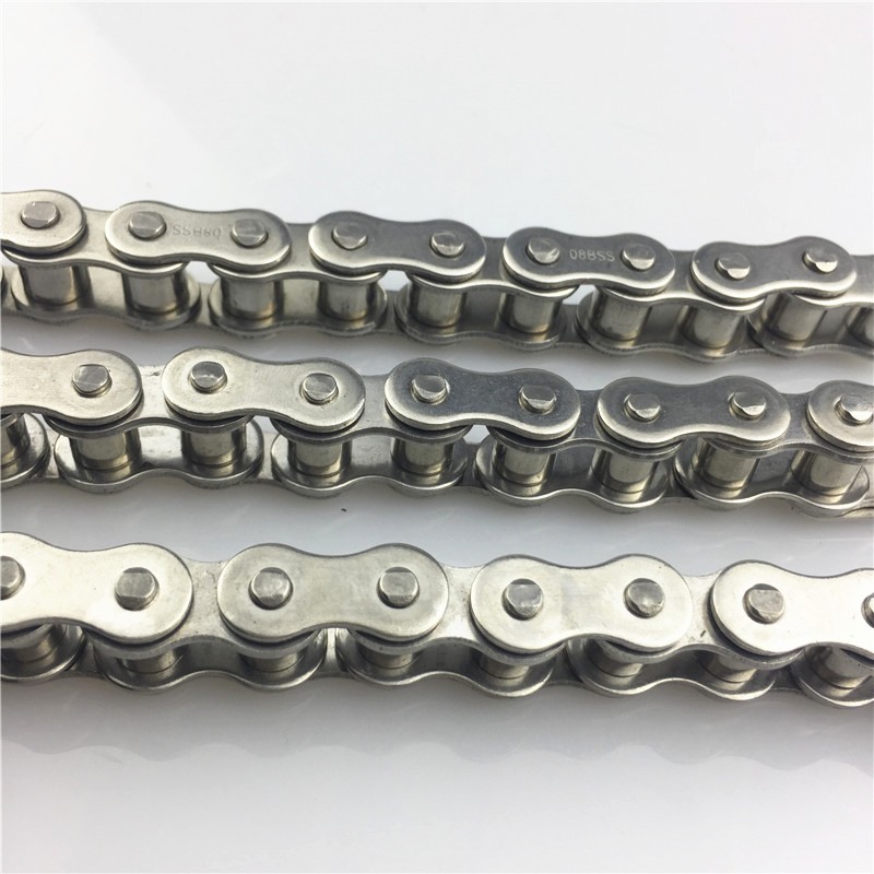 Steel or Stainless Steel Short Pitch Roller Chain 08B