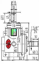 Rotary Cutter Gearbox, Gearbox for Rotovator,rotary Tiller Gearbox