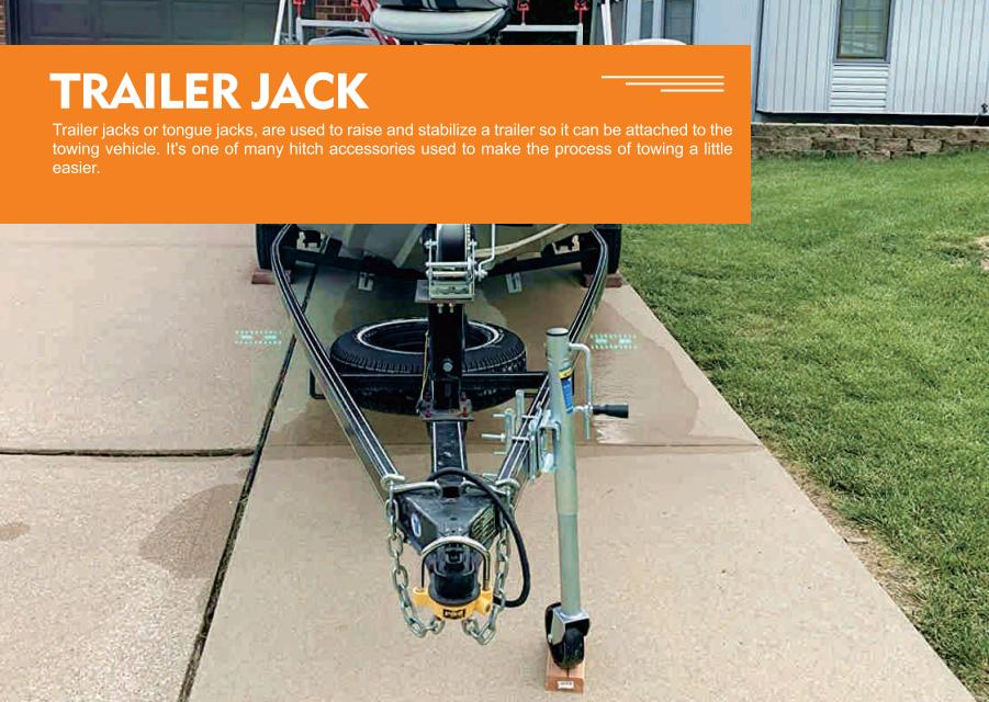 1BJY-TJ-11 Capacity 2000LBS Weld-On Pipe-Mount Trailer Parts and Accessories Trailer Swivel Jack