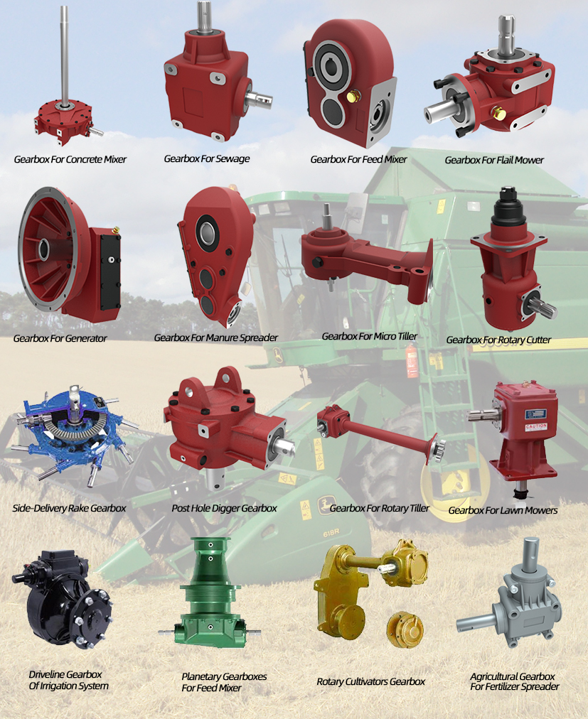 Agricultural 226 Series 75HP Gearbox for Rotary Mower