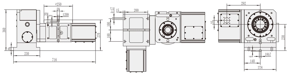RT-250 Promotional Various Cnc Machining Center Parts Accessories for Numerical Control Machine