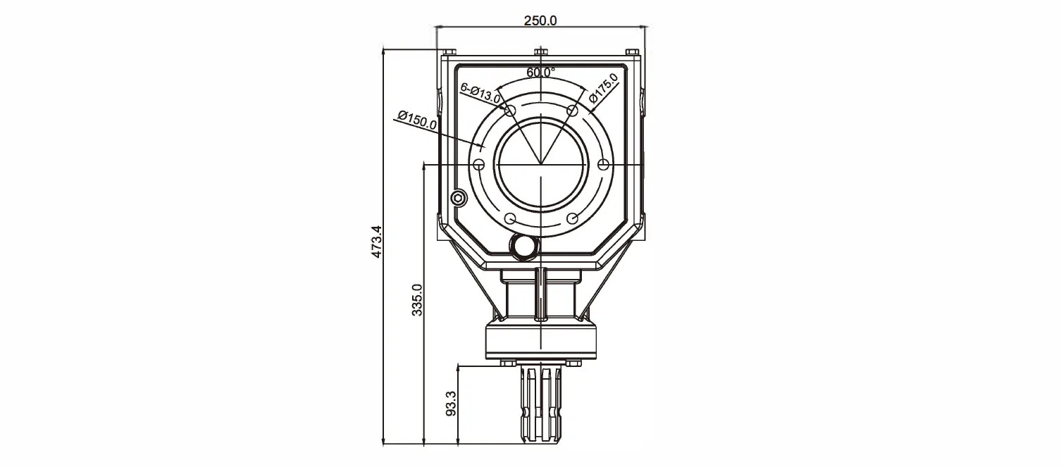 Round Baler Gearbox Round Baler and Harvester Gear Drive Round Baler Gearbox Speed Reducer for Agricultural Machinary