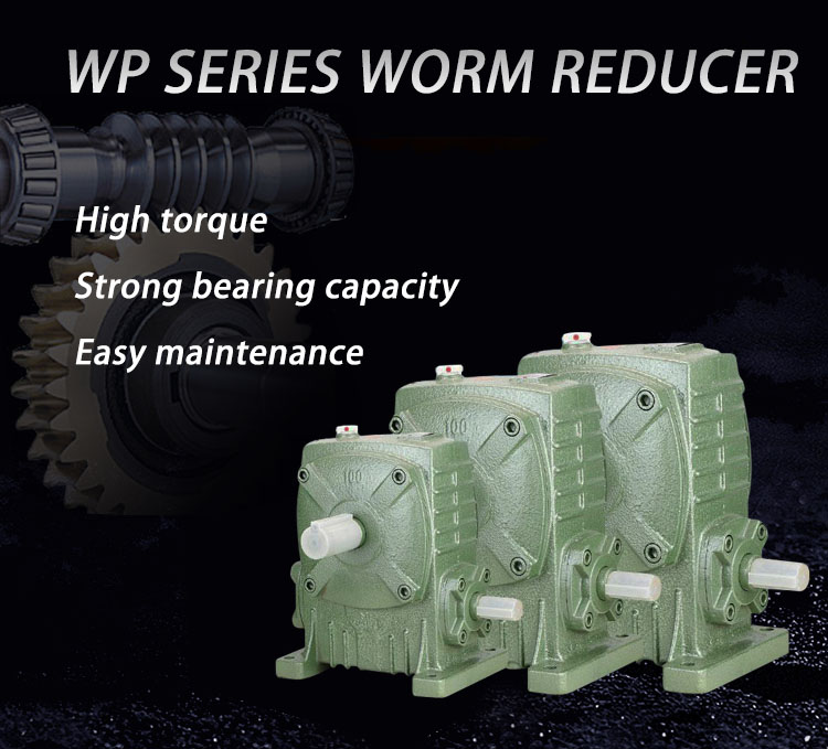 2021 Top Selling Wp Series Cast Iron Worm Gear Reducer/speed Reducer/small Speed Reducer Gearbox