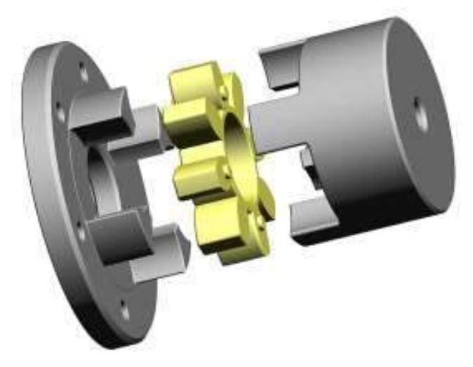Factory Direct Sale Quality Pump LM Type plum Blossom Elastic Coupling Flexible Shaft Diaphragm Coupling