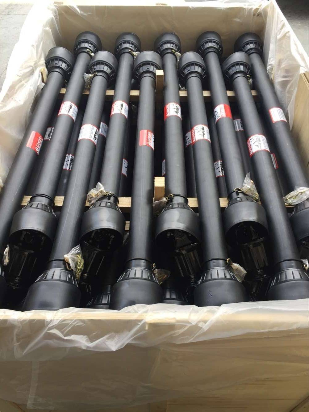 Agricultural Machinery Parts Tractor Truck Rotary Drive Pto Shaft With Clutch Yoke Adapter Agriculture Tube Spline