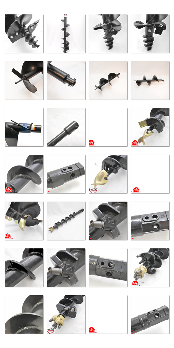 500mm Farm Machine Parts Earth Auger  Spare Parts Soil Drilling Machine