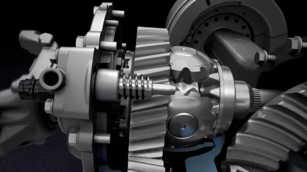 5.5kg E128A01L Gearbox Differential Assembly for Medium to High Torque Drive Axles