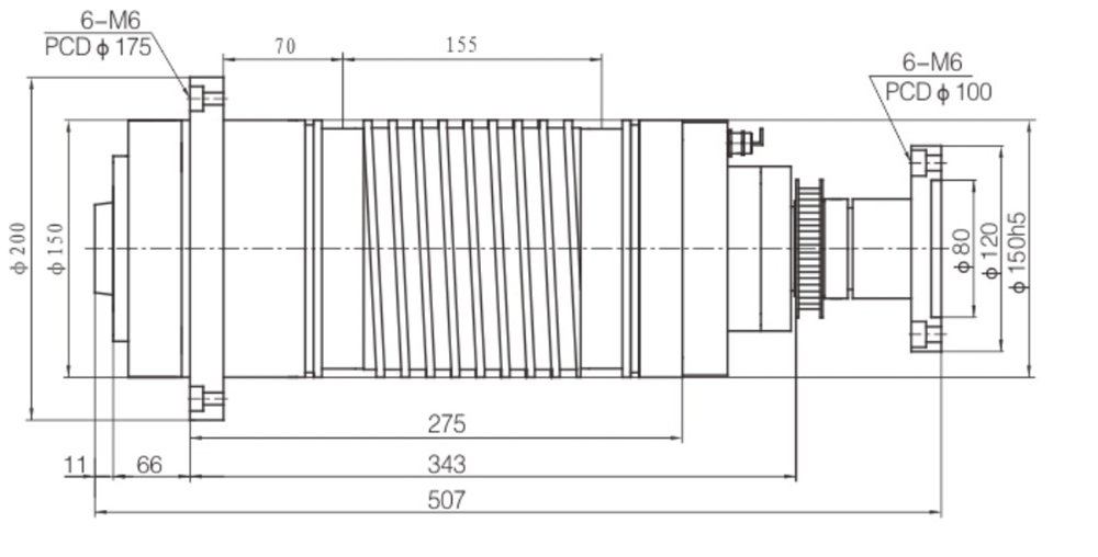 Hot Selling for Lathe 3kw Spindle Motor Made in China
