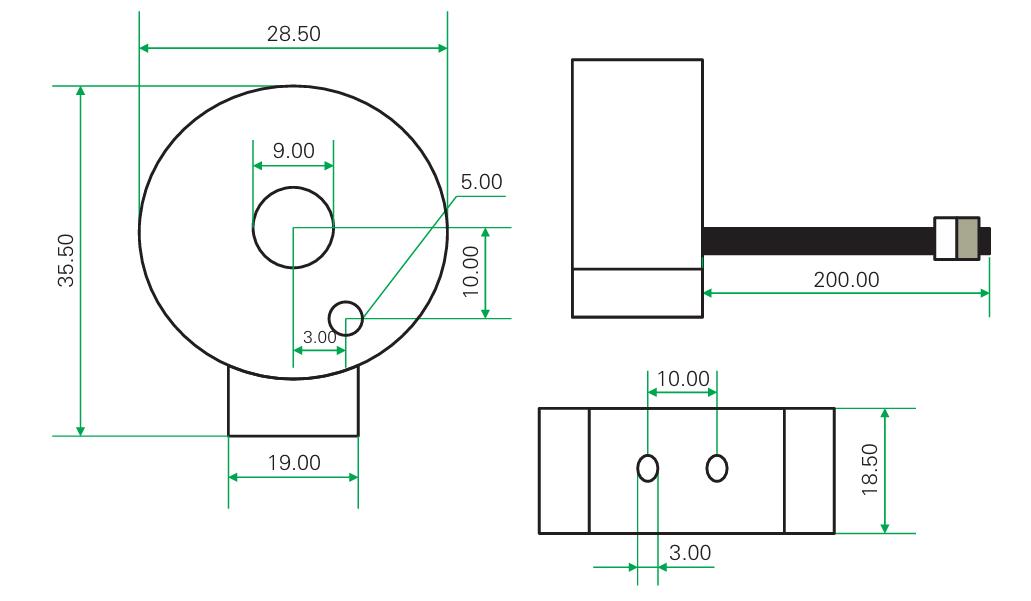 SICA600G AC Current Transformer Electrical Current Transducer