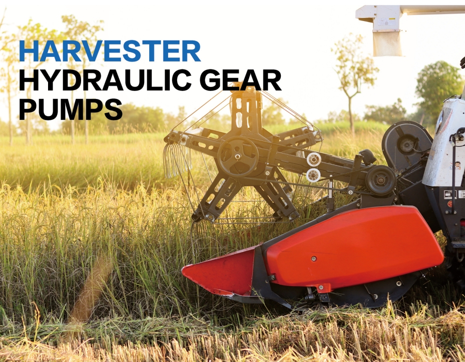 Agricultural Machinery Parts Hydraulic Pump Maximum Pressure 20Mpa Right Gear Hydraulic Pumps for Harvester Machine