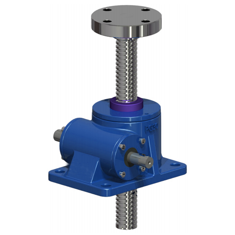 PG5-P1-F1-V-A-X-500 Plain End Stage Lifting Triaxial Load Lifting System Screw Jack for Construction