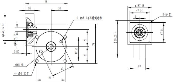 High-precision Easy Install Non Standard Reducer Gearbox for Industrial Robots and Solar Energy