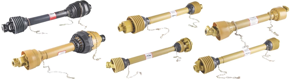 Agricultural Parts Tube Spline Kubota Cardan Tractor Truck Adapter 540 Pto Drive Shaft With Clutch Yoke Torque Limiter