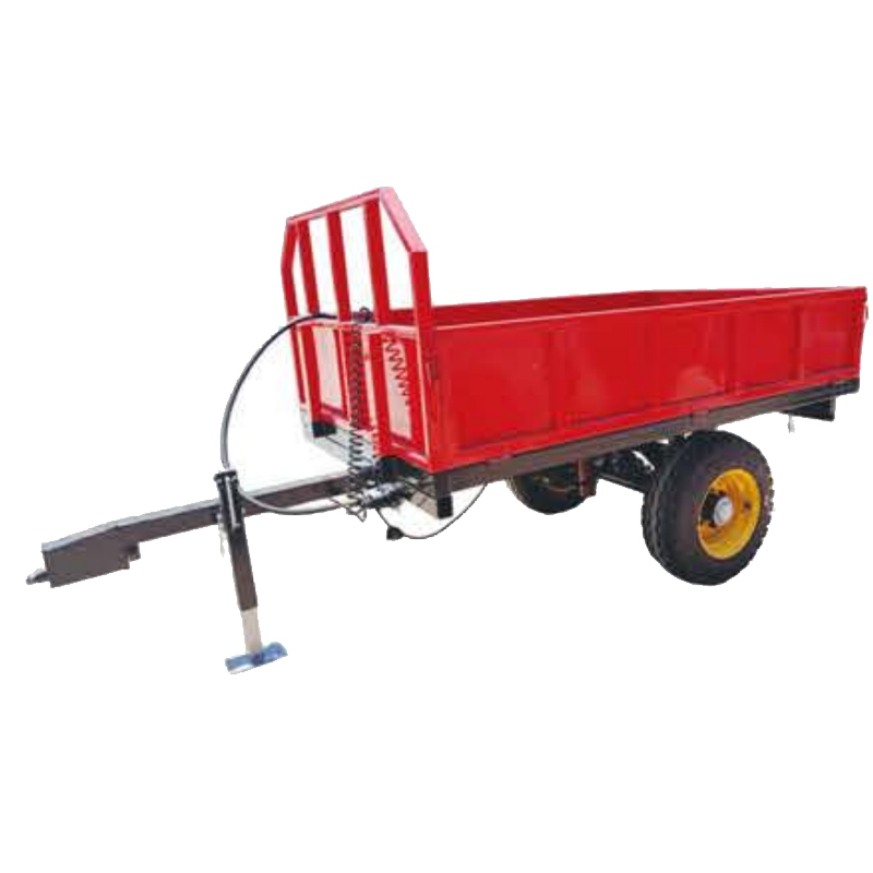 Single Axle 7C 7CX Series Farm Agricultural Trailer for 4-Wheel Tractor Core Gearbox Component for Dumping