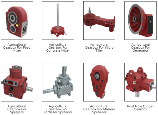 Agricultural Multiplier Gearbox Pto Speed Increaser Gearbox for Tractor Mower