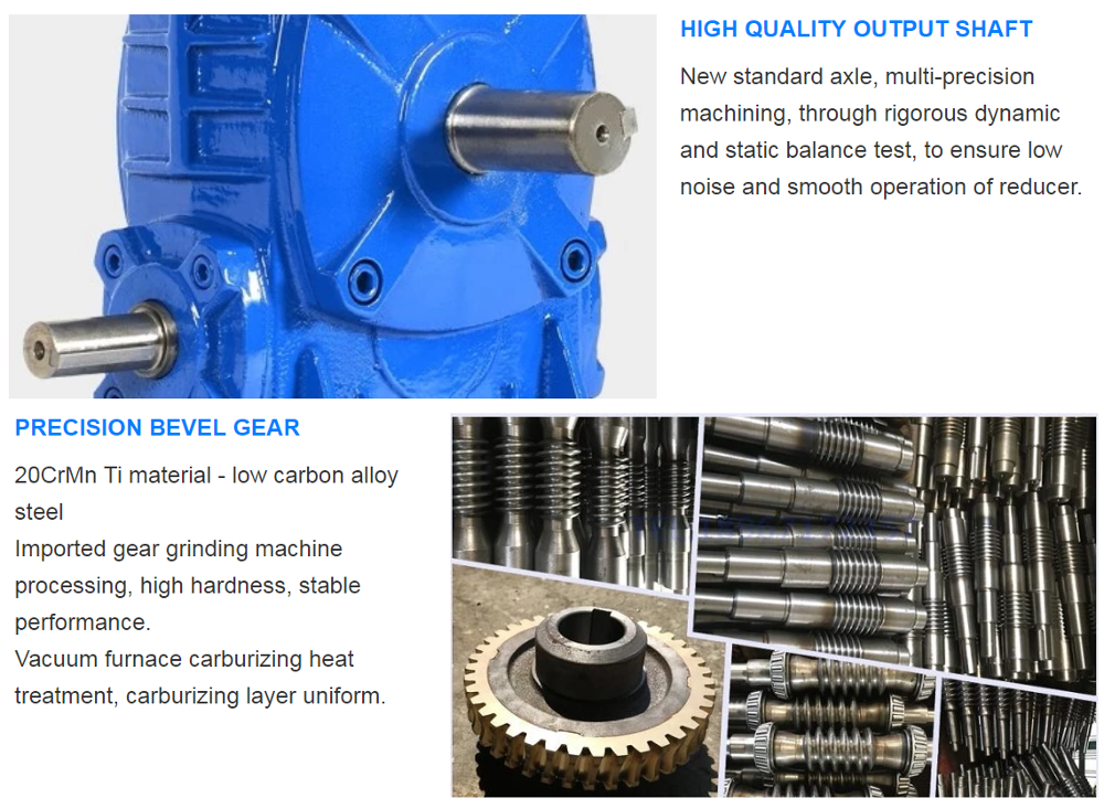 Multifunctional Model 40~250 Ratio10~60 Input Power0.12~33.2kw Output Torque6~6050n.m Wpa Worm Gear Reducer for Wholesales