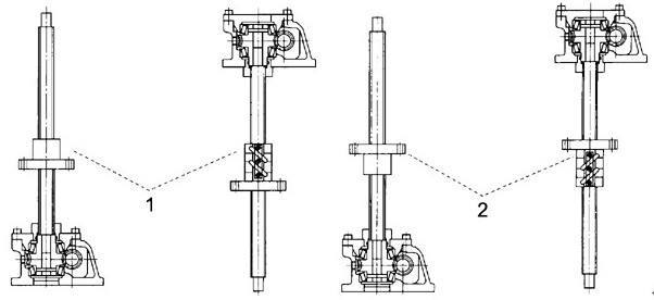 Highly Efficient Screw Jack Swl 2 Heavy Duty 98A0 Dc Worm Gear Screw Jack Electric Drive Lift