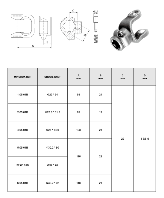 Metal Universal Joint Coupling Precision Cross Steering Gear Universal Joint Cross Coupling