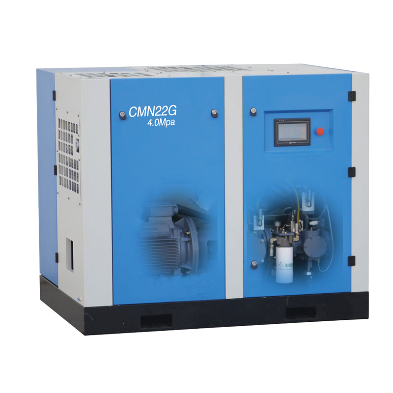 Mini Electric Portable 11KW 15HP 15bar~16bar 4 in 1 Rotary Screw Air Compressors with Air Dryer for Fiber Laser Cutting Machine
