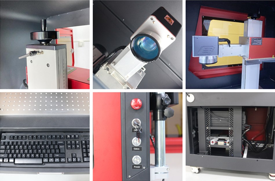 3W/5W/10W 3 Doors FulI Enclosed UV Laser Marker for Metal and Non-metal Materials