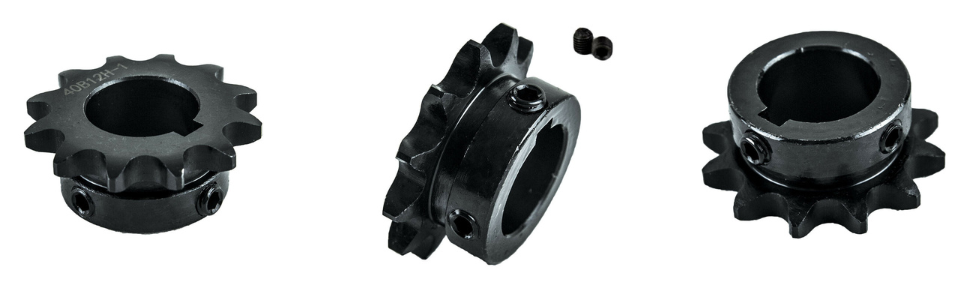 #40 Roller Chain Sprocket B Type 1" Bore Hardened 12 Tooth