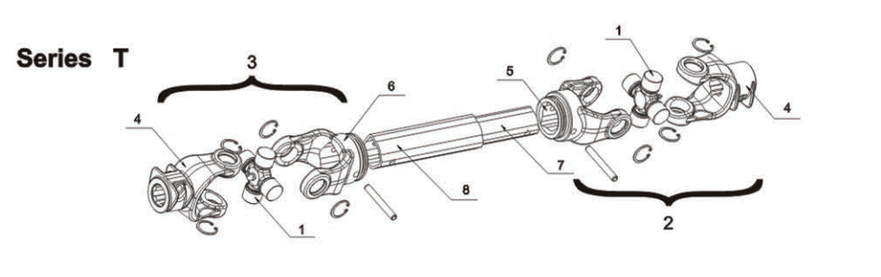 Multifunctional Tapered Coupling Square Pto Shaft Made in China