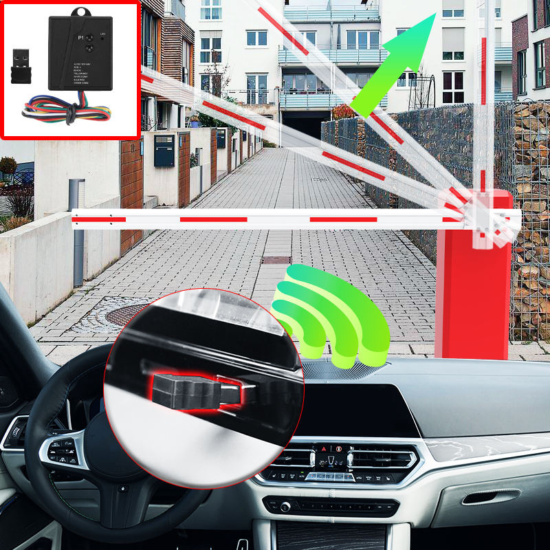 DZ-2291 Modern Design 220V AC Automatic Boom Barrier Gate Opener Car Parking Gate