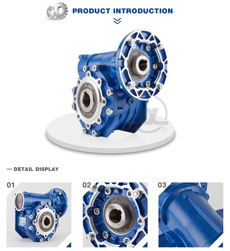 Stainless Steel Worm Speed Reducer Gearbox Industrial Transmission Box
