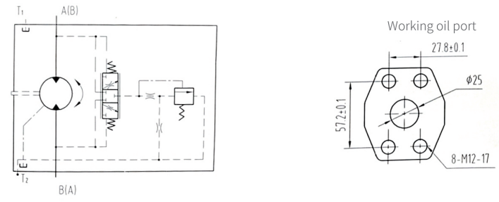 G2FM80 Series Self-propelled Cotton Harvester and Baler Parts Constant Displacement Motor Hydraulic Motor for Corn Machine