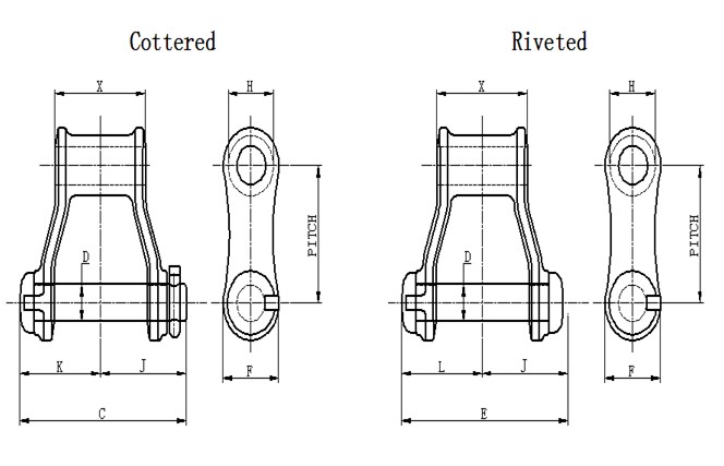 4103 Cast Pintle Chain