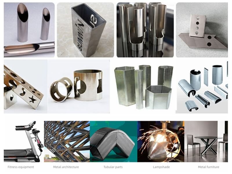 TC-TSA Customized 1-3kw Automatic Feeding Metal Tube & Pipe Laser Cutting Machine for Metal Tube