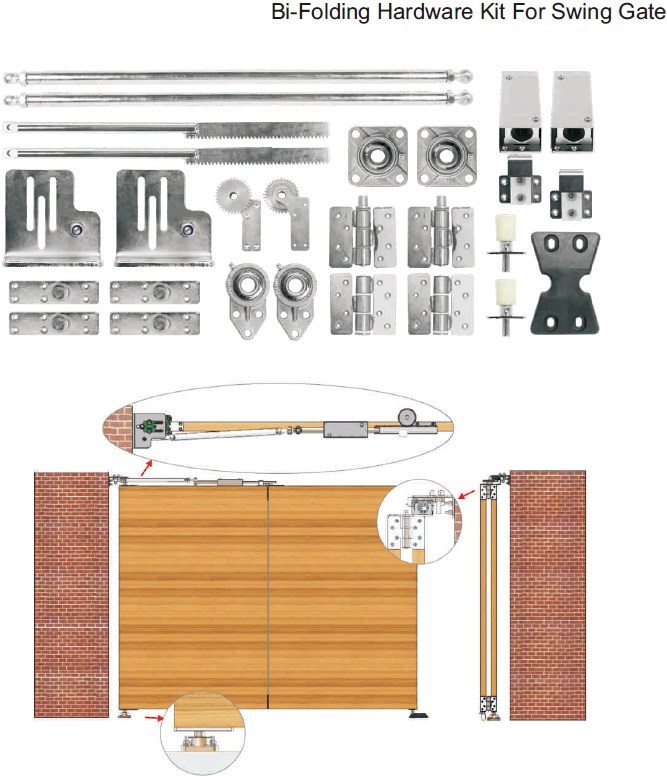 Lifelong Post Sales Service Swing Gate Opener Automation System 350kg Sliding Gate Motor Swing Gate Opener